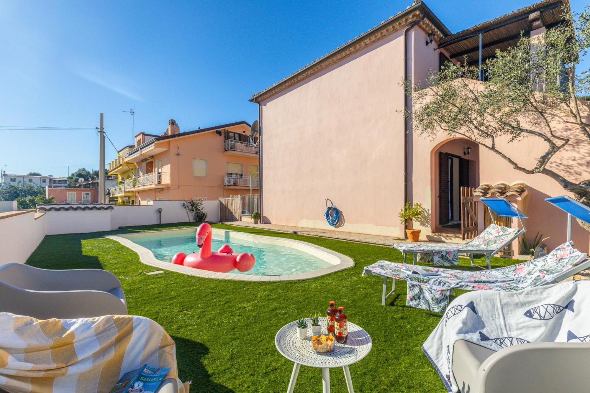 Bynos Pool - Primo Piano Appartement Santa Maria Navarrese Buitenkant foto
